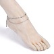 304 Stainless Steel Multi-Strand Anklets AJEW-AN00322-5