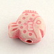 Perles en acrylique de style artisanal MACR-Q153-M043-2