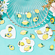 SUNNYCLUE 1 Box 36Pcs Lemon Charm Lemon Enamel Charms Yellow Fruit Rabbit Easter Holiday Bunny Charms for Jewelry Making Charm Thanksgiving Harvest Earrings Necklace Bracelet Keychain DIY Craft Adult ENAM-SC0002-48-4