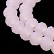 Fili di perle di vetro tinta unita imitazione giada EGLA-A034-J2mm-MD02-5