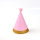 Sombreros de fiesta de pompon de papel AJEW-WH0223-06D-1