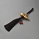 Фэн-шуй латунные подвески из тыквы HJEW-WH20002-01C-2