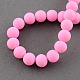 Painted Glass Bead Strands DGLA-S072-8mm-02-2