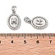 Подвески из латуни и ракушек KK-B102-28P-3