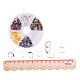 Hallazgos pendientes de palanca de latón de 15 mm para la fabricación de joyas 6 colores de suministros de pendientes KK-PH0015-03-3
