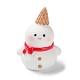 Фигурка снеговика из смолы на рождественскую тематику XMAS-PW0001-091D-1