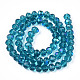 Chapelets de perles en verre électroplaqué EGLA-A034-T10mm-L25-3