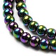 Electroplate Glass Beads Strands EGLA-K014-A-FP12-3