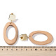 Серьги-гвоздики из нержавеющей стали 304 с эмалью EJEW-Z089-33G-5