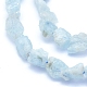 Raw Rough Natural Aquamarine Beads Strands G-I279-B04-3