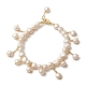 Bracelets à breloques en perles naturelles BJEW-C051-50G-1