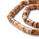 Chapelets de perles en jaspe avec images naturelles G-A201-A02-4