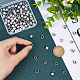 UNICRAFTALE 100pcs 5x8mm 304 Stainless Steel Rectangle Slide Charm Large Hole Slider Loose Beads Leather Cord Link Connector Bead Locking Clip Beads for Wristbands Bracelets Necklace Jewelry Making STAS-UN0043-61-3
