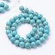Synthétiques verts perles turquoise brins G-T055-4mm-12-1-2