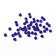 模造クリスタルガラスビーズ  トランスペアレント  多面カット  双円錐形  藤紫色  4x3.5mm  穴：1mm 約720個/袋 G22QS072-3
