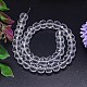 Faceted Flat Round Imitation Austrian Crystal Bead Strands G-M186-10x8mm-01A-2