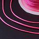 ナイロン糸  ラットテールサテンコード  濃いピンク  1.0mm  約76.55ヤード（70m）/ロール NWIR-JP0013-1.0mm-F106-4