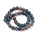 Natural Indian Agate Round Beads Strands G-N0120-06-8mm-2