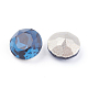 Apuntado hacia atrás & dorso plateado Diamante de imitación de cristal Cabujones RGLA-J012-8mm-207-2