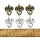 30 шт. 2 цвета подвески из сплава в тибетском стиле TIBEP-FS0001-17-5