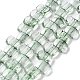 Brins de perles d'imitation de pierres précieuses en verre transparent GLAA-G105-01A-1