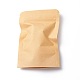 Sacchetto di carta con chiusura lampo per imballaggio in carta kraft biodegradabile ecologica X-CARB-P002-04-3