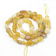 Chapelets de perles en opale jaune naturelle X-G-Q952-23-6x8-2