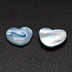 Heart Pearl Shell Cabochons BSHE-M021-12-2