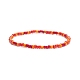 5Pcs 5 Colors Glass Seed Beaded Stretch Bracelets Set for Women BJEW-JB08563-3