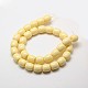 Imitation Amber Resin Drum Beads Strands for Buddhist Jewelry Making RESI-A009D-12mm-03-2