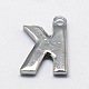 Alloy Rhinestone Letter Charms RB-A052-K01-2