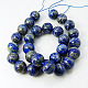 Natural Lapis Lazuli Beads Strands G-G099-16mm-7-2