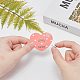 FINGERINSPIRE 300Pcs Heart Earring Display Cards Tomato Color Cardboard Earring Cards Earring Display Hanging Cards for Jewelry Accessory Display CDIS-FG0001-45-2