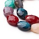Perla lustro fili di perle di vetro placcato EGLA-E037-PL08-3