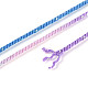 27 м сегментно окрашенные круглые полиэфирные витые шнуры&nbsp;OCOR-N009-02A-20-2