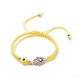Bracelets de perles tressés en fil de nylon réglable BJEW-JB08741-02-3