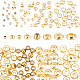 Aricraft 160 pièces 8 styles 304 perles d'espacement en acier inoxydable STAS-AR0001-76-1
