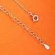 925 подвесные стерлингового серебра ожерелья NJEW-BB66936-3
