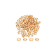 Unicraftalev 100pcs 304 ausgefallene Perlenkappen aus Edelstahl STAS-UN0035-12-6
