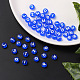 Perles acryliques bleues transparentes TACR-YW0001-08B-7