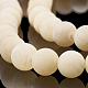 Chapelets de perles en jade jaune naturel G-T106-314-2