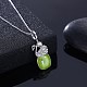925 Sterling Silver Pendant Necklaces NJEW-BB30744-D-4