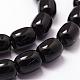 Natural Black Onyx Beads Strands G-N0171-01-10x12mm-3