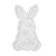 Пасхальный кролик с цветочным узором силиконовые Молды для настольных ламп своими руками SIMO-G008-02D-2
