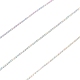 Hilos metálicos de poliéster de hilo trenzado de joyería de 12 capa MCOR-CJ0001-04-4