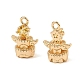 Латунные микро проложить кубического циркония подвески KK-C155-17G-05-2