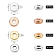 Flat Round Brass Spacer Beads sgKK-SZ0001-14-2