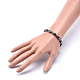 Non-Magnetic Synthetic Hematite Beads Bracelets BJEW-JB04038-5