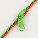Plastic Zipper Bracelets X-BJEW-A060-M3-5