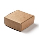 30 caja de regalo de papel kraft plegable cuadrada ecológica. CON-CJ0001-15-2